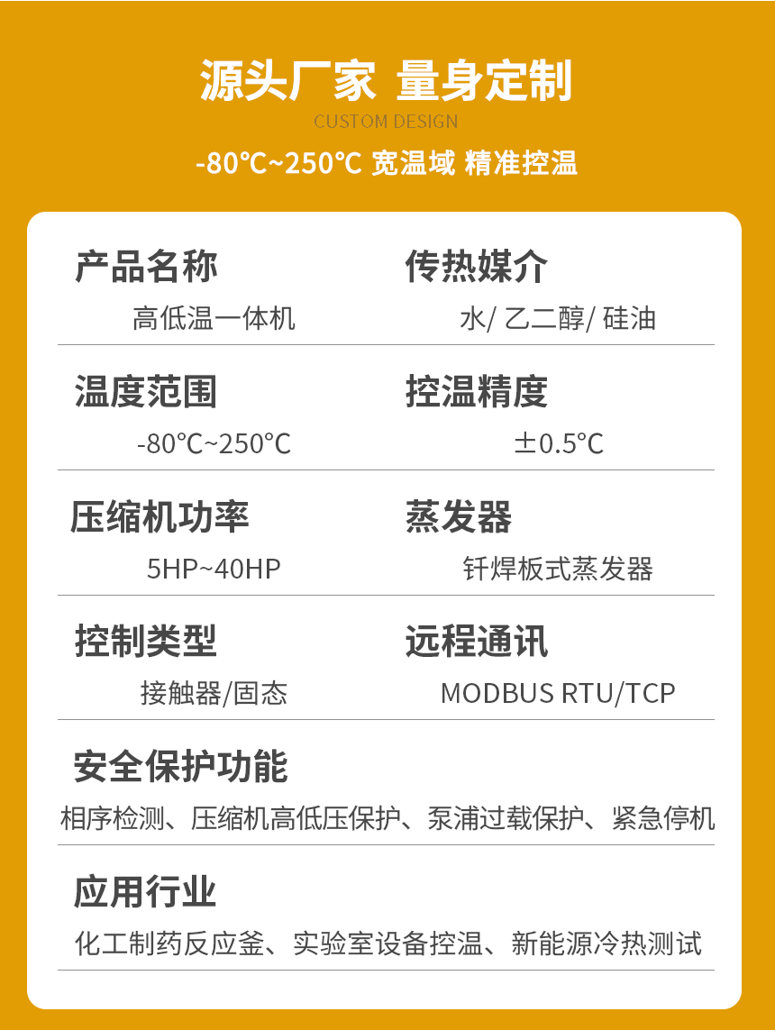 歐能高低溫一體機參數(shù) 歐能高低溫一體機參數(shù)